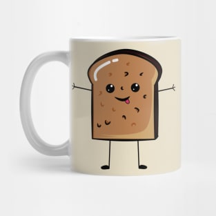 Cute Kawaii Banana Bread Graphic Mug